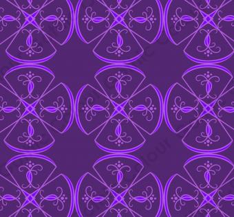 Round Crosses Purple